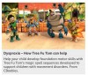 Screenshot of video: BBC TV to support Dyspraxia
