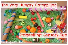 The Very Hungry Caterpillar Sensory Tray