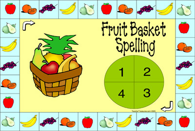 Fruit spelling game