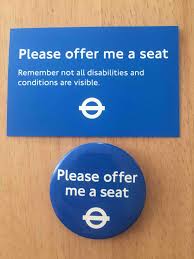 Please offer me a seat badge