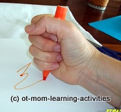 How to develop pencil grasp